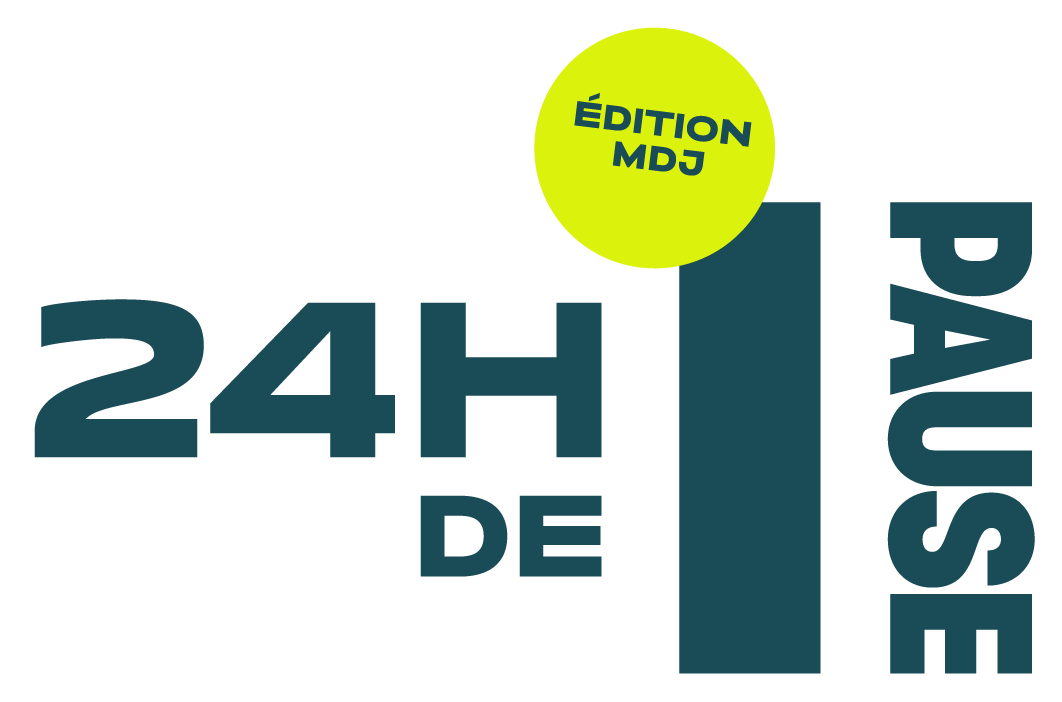 Logo du 24h de pause édition MDJ